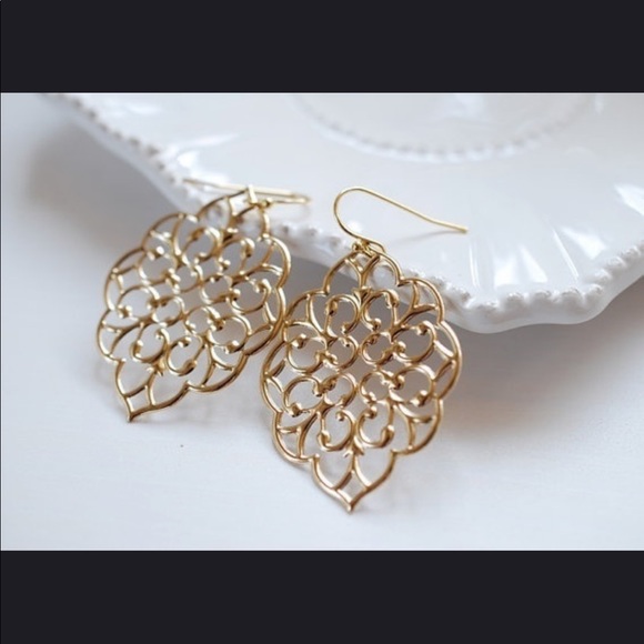 NWT Silver or yellow gold plated boho earings - Picture 6 of 8